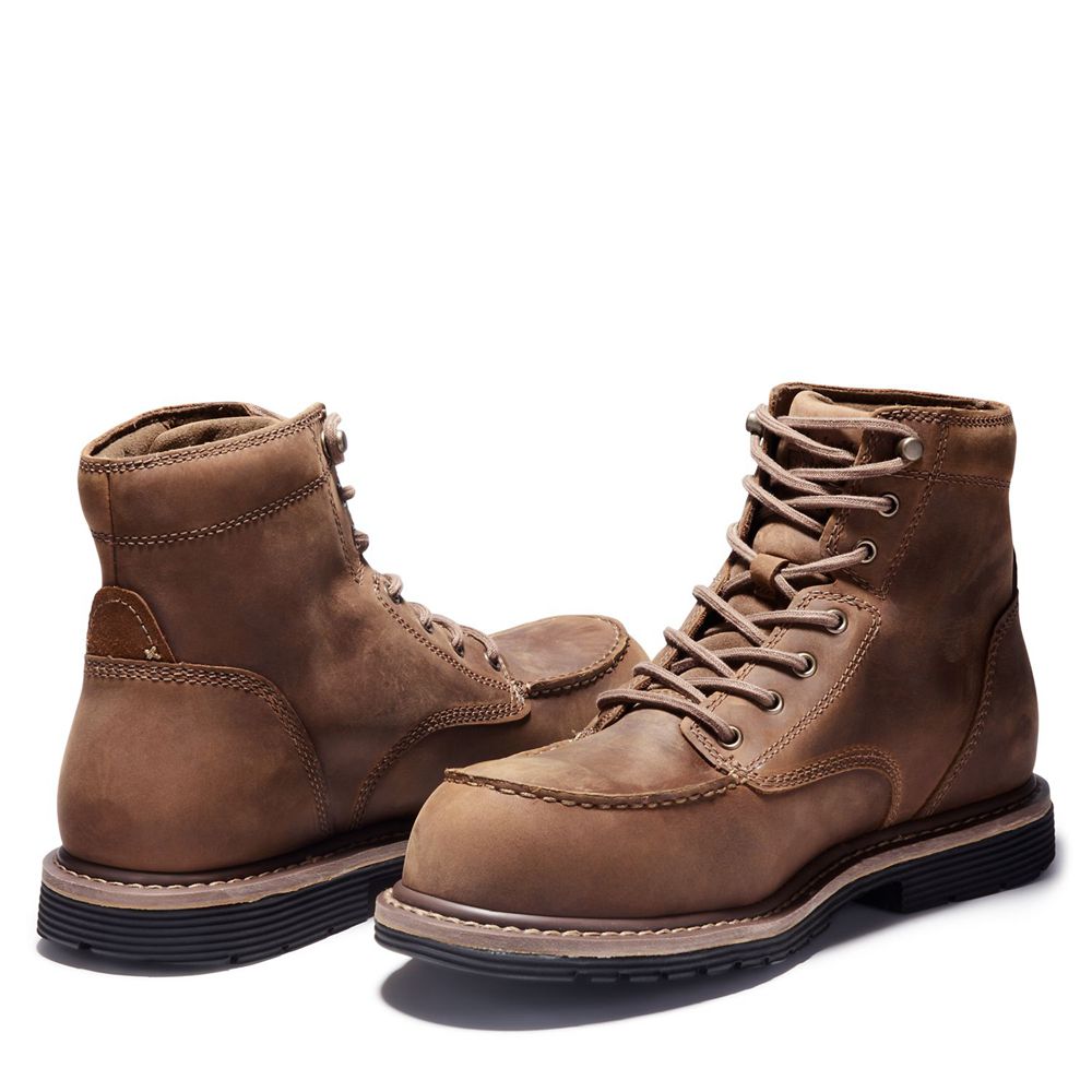 Bocanci Pro Timberland Barbati Maro - Millworks 6\" Moc Comp Toe - Romania - CUINJM967